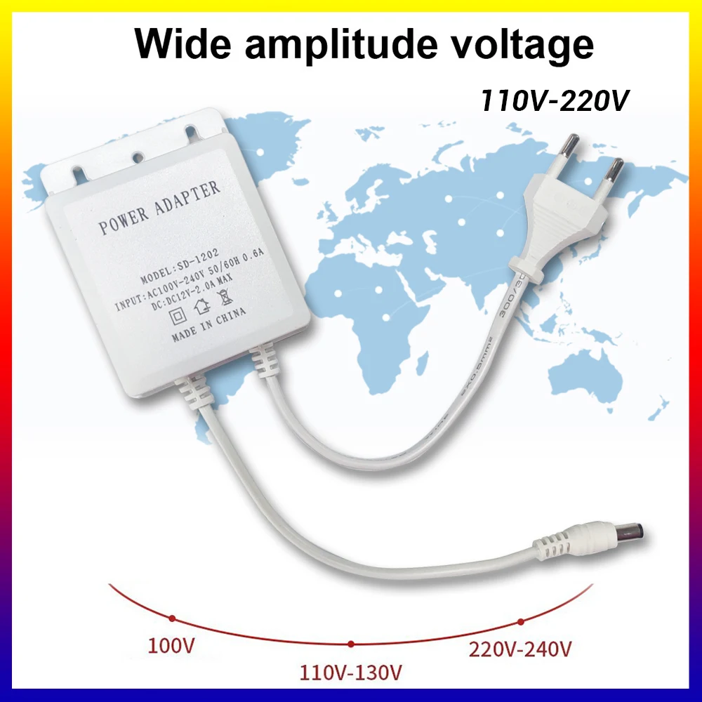 Waterproof DC12V/2A EU Power Adapter - Image 4