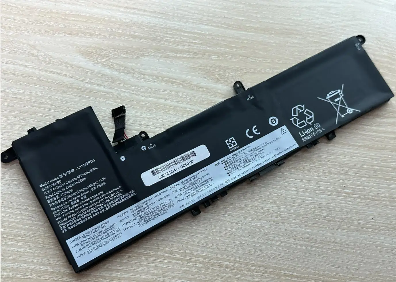 Bateria para Lenovo Ideapad L19d3pd3 L19m3pd3 S54013itl S540-13iml 13are - Imagem 2