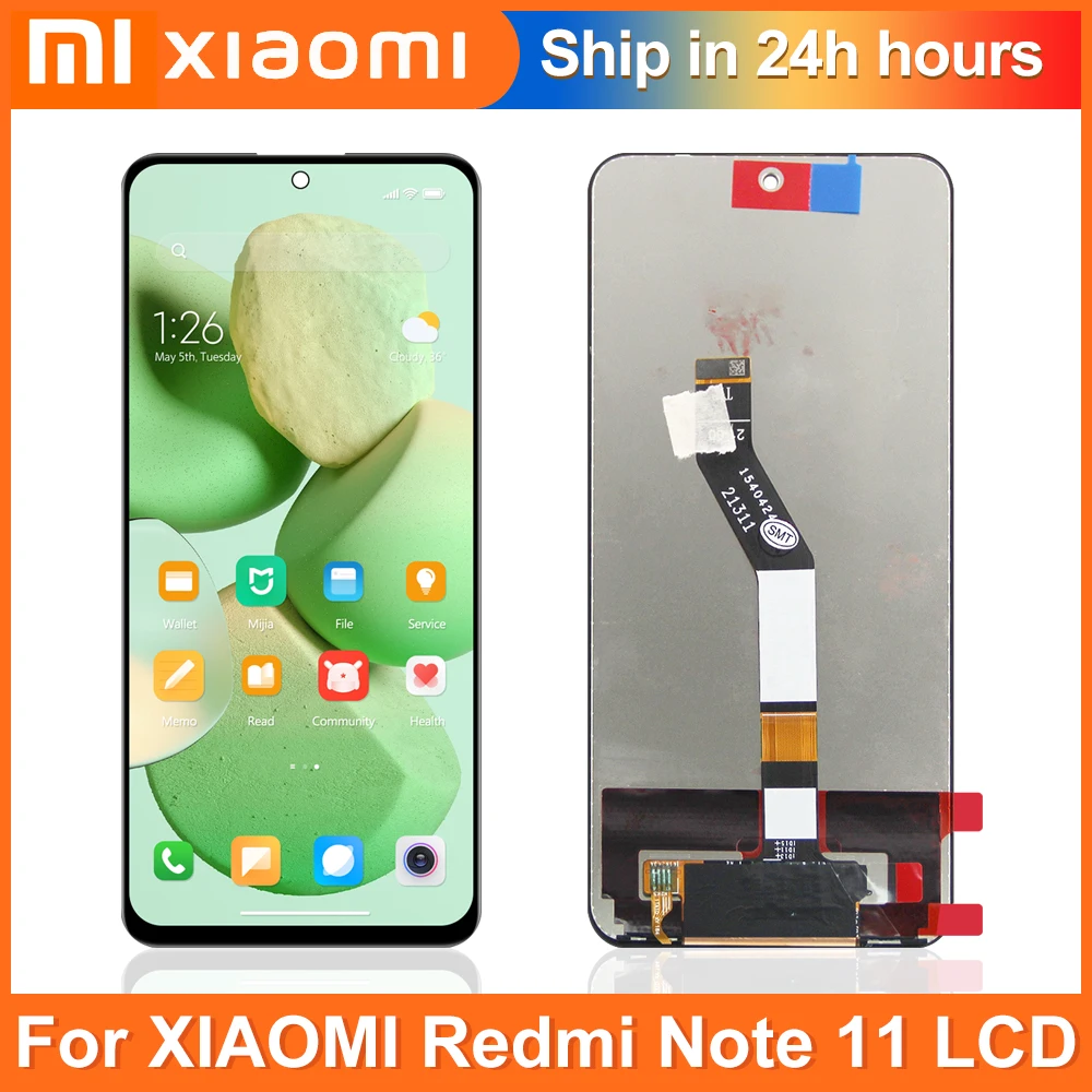 Xiaomi Redmi 노트 11 4G LCD 21121119SC 디스플레이 터치 스크린 패널 디지타이저, 레드미 노트 11 ...