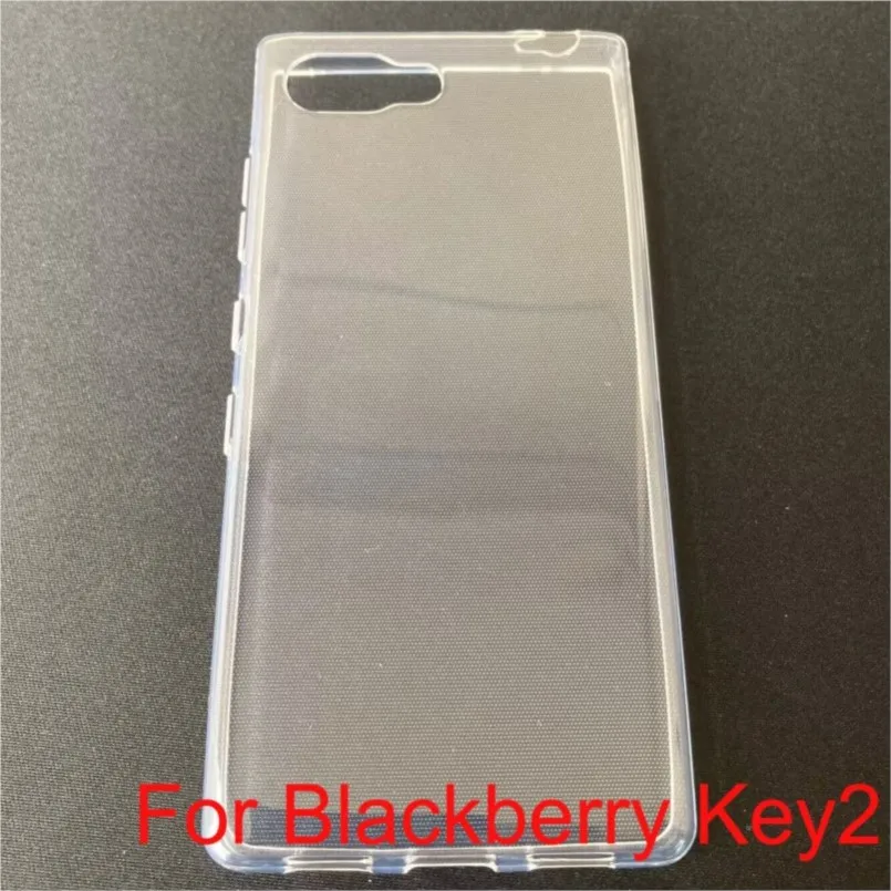 Чехол для blackberry key2 key 2 bbf100, прозрачная задняя крышка из мягкого ТПУ и силикона