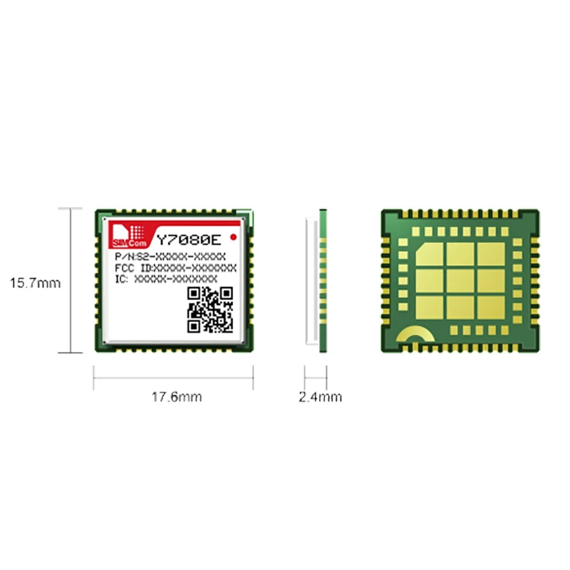 SIMCOM Y7080E Multi-Band NB-IoT module with GNSS receiver Cat-NB2 B3/B5/B8/B20/B28 eSIM Low power consumption throughput data rs232 rs485 nb iot wireless modem transceiver b5 frequency 23dbm iot data transmission module e840 dtu nb 03