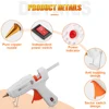 80W Hot Melt Glue Gun With 11*200MM Glue Stick DIY Mini Guns Adhesive Stick Hot Glue Gun Tools for Home Heat Tool 5