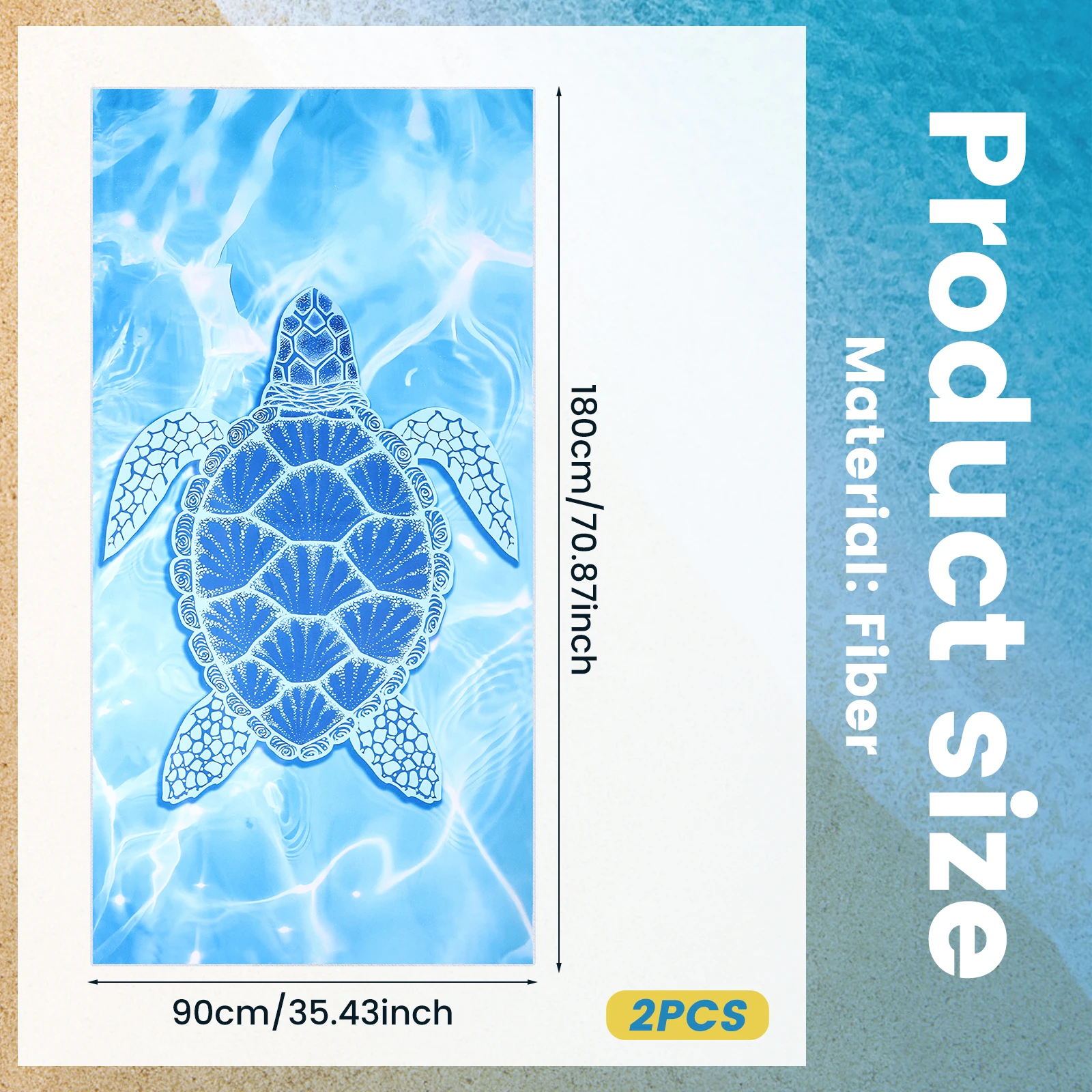 Microfiber Beach Towel Absorbent Quick Dry Soft