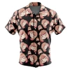 Luffy Gear 5th V2 One Piece Button Up Hawaiian Shirt Men's Casual Shirt Summer Clothes Father and Son Cosplay Clothes 5