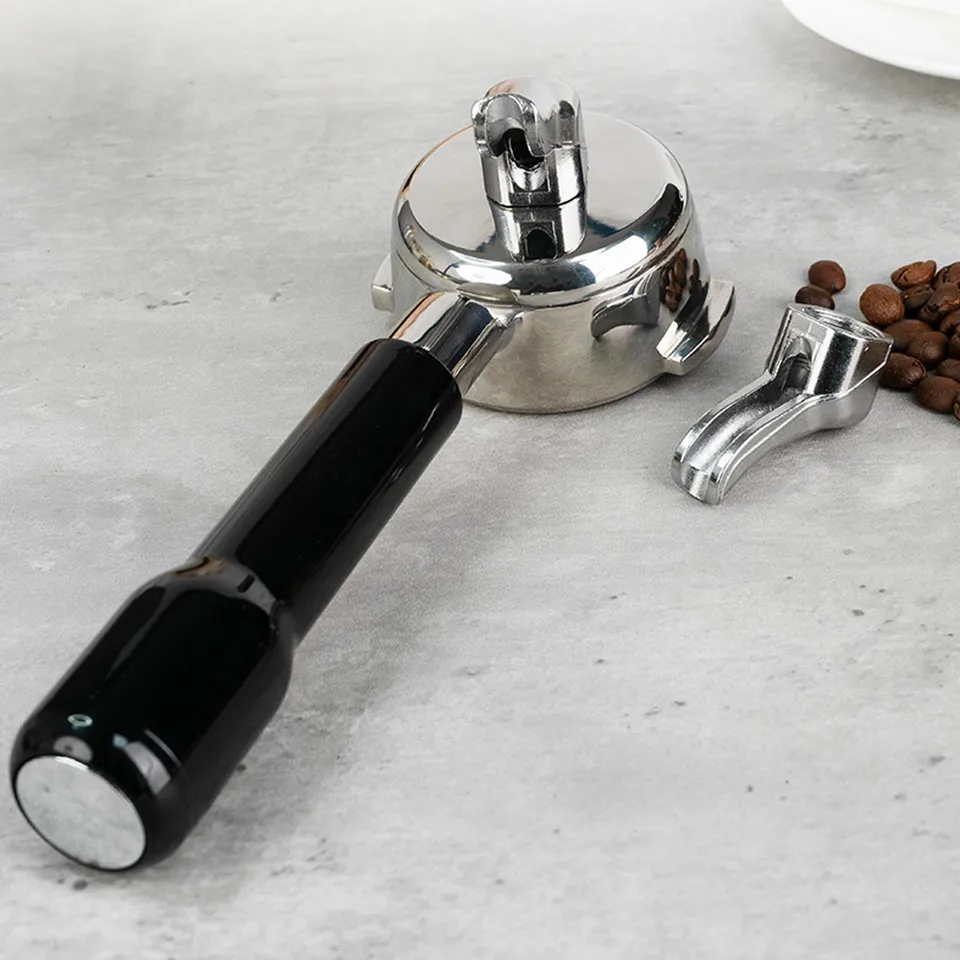Boquilla De Portafiltro Doble Abierta Para Máquina Espresso 51/53/54/58 Mm - Acero Inoxidable