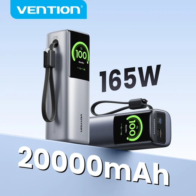 Vention 165W Power Bank 20000mAh