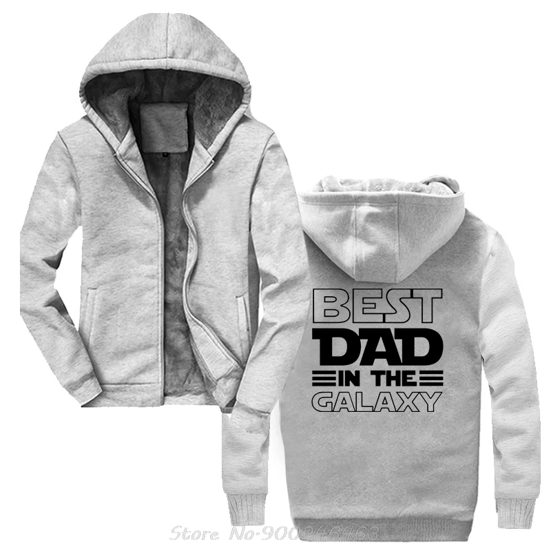 Best Dad In The Galaxy Hoodie Lustiges Vatertagsgeschenk Geburtstagsgeschenke für Papa Vater Männer Hband Hoody Baumwoll-Wintermäntel – Detail 16
