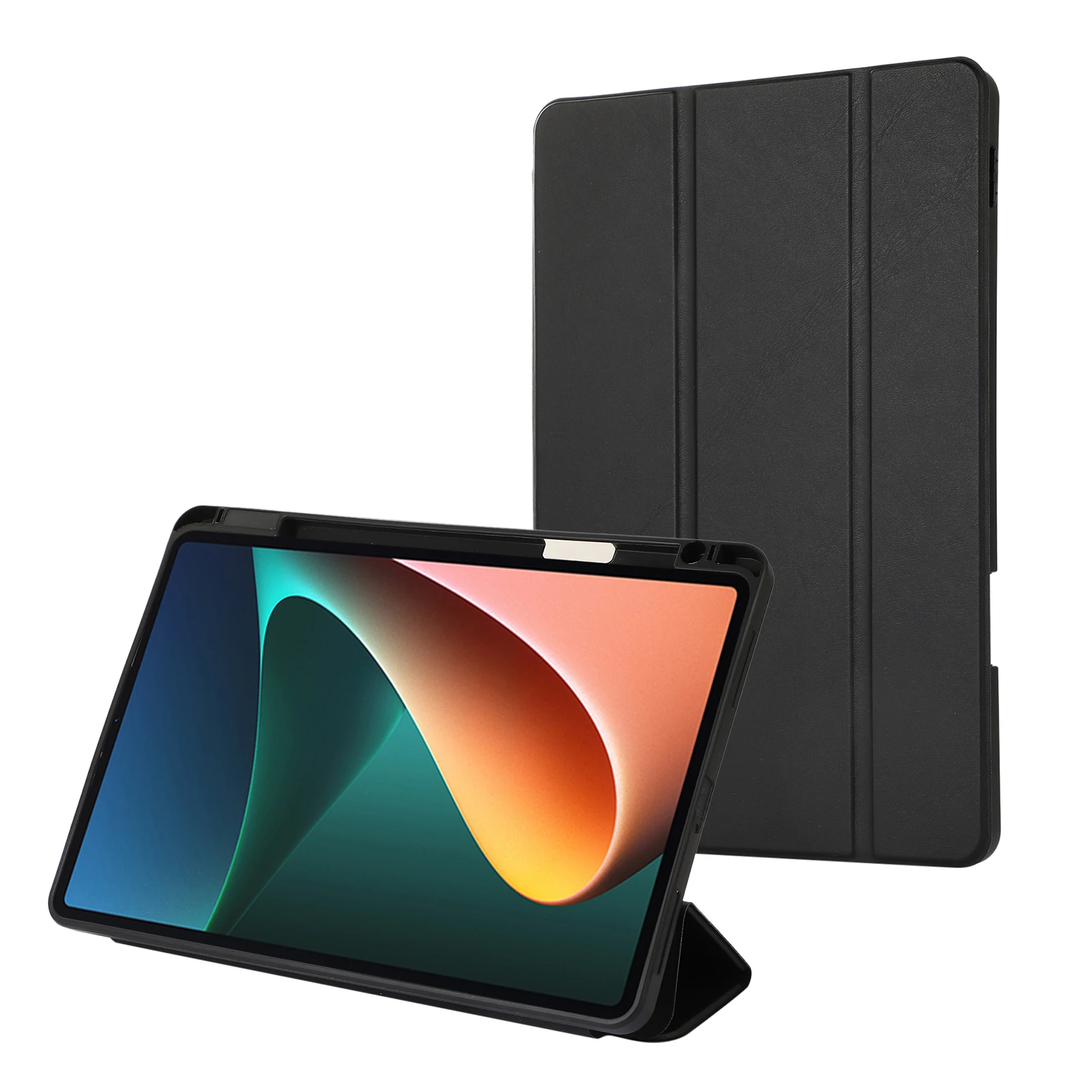 

Ультратонкий чехол-подставка для Xiaomi Pad 5, умный чехол 11 дюймов тройного сложения для Xiaomi Pad 5 Pro с автоматическим пробуждением и держателем для ручки