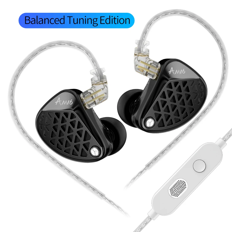 ame＊kae KZ AM16 wired in-ear headphones 16ba balanced armature high