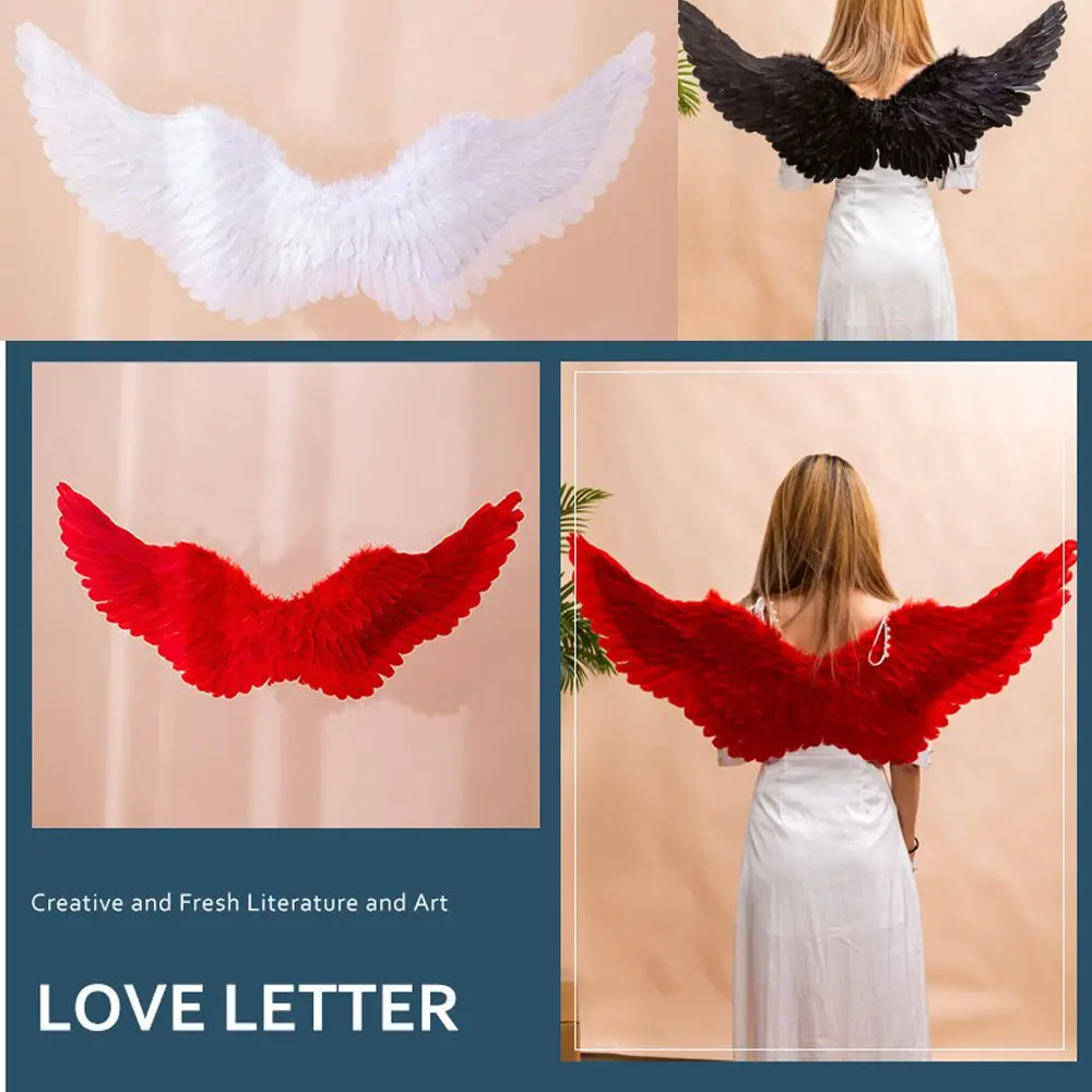 Gifts Holiday Party Decoration Photo Props Angel Feather Wings Dressing Up Catwalk Performance Show DIY Costume