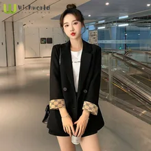 

Blazer Paragraphs Female Thin Small Suit Jacket Female Short Spring/summer 2021 New Web Celebrity Hot Style Fried Leisure Street