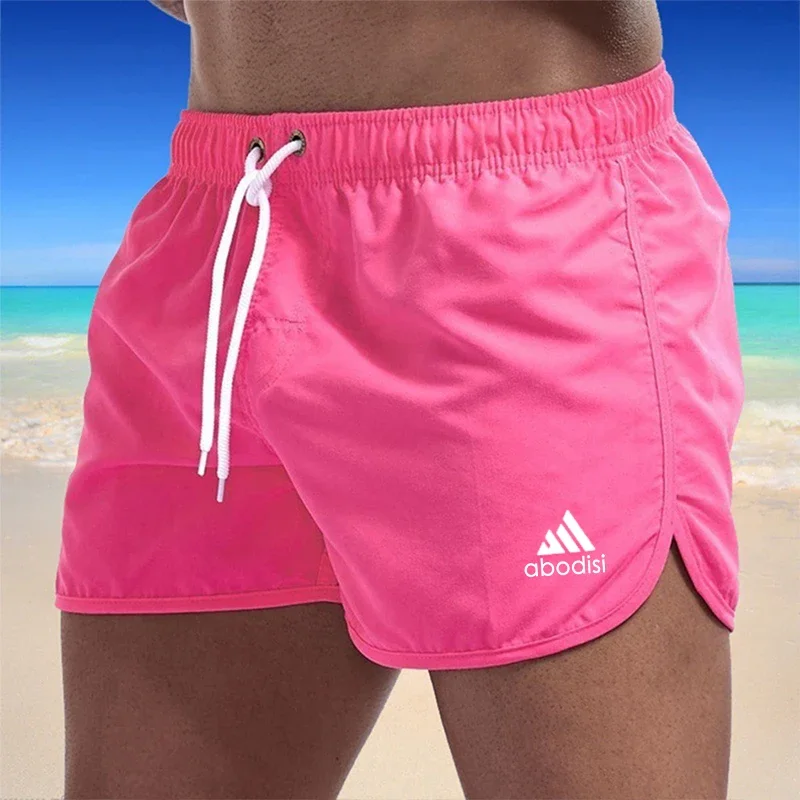 

2024 Men's swim Shorts Summer Print Shorts Men's swimsuit Shorts Sexy Beach Shorts Surfboard quick drying pants socks