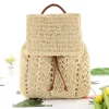 Fashion Straw Women Shoulder Bag Backpack Hand-Woven Female Beach Holiday Simple Purse for Women Outdoor Bag 5