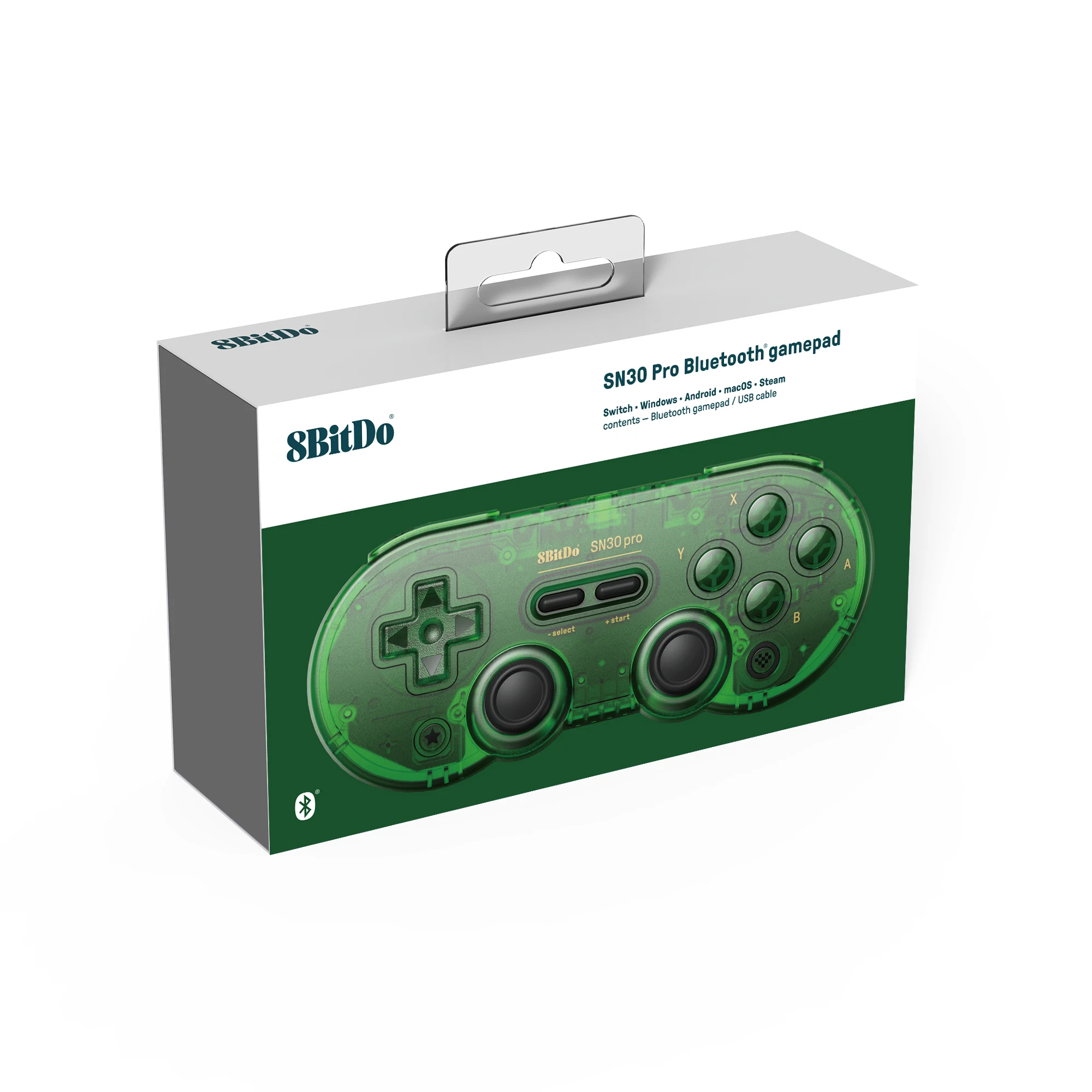  8BitDo Sn30 Pro Bluetooth Controller for Switch/Switch OLED,  PC, macOS, Android, Steam Deck & Raspberry Pi (G Classic Edition)