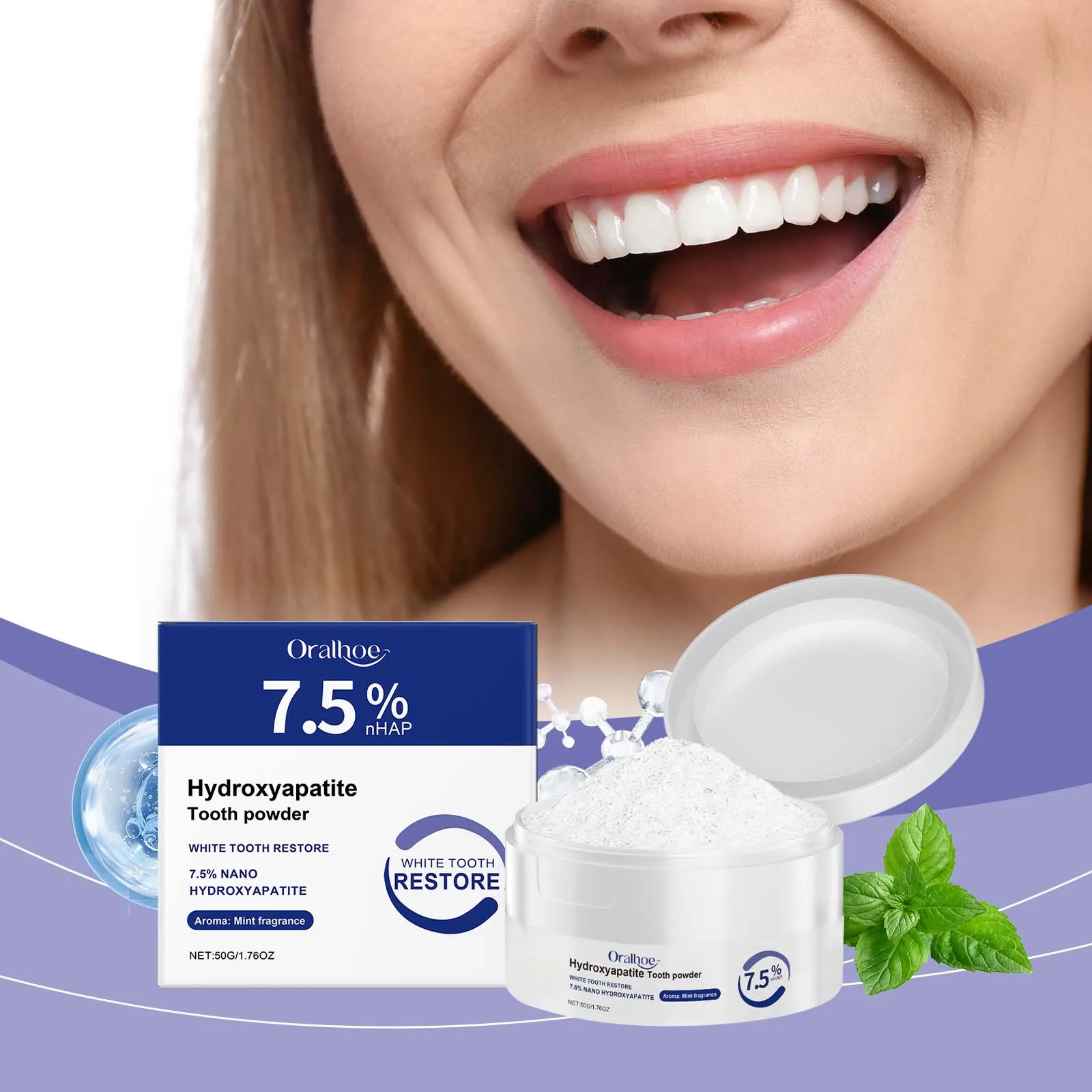 Tooth Powder Teeth Whitening Product Teeth Health Product Dental Care Cleaning Powder