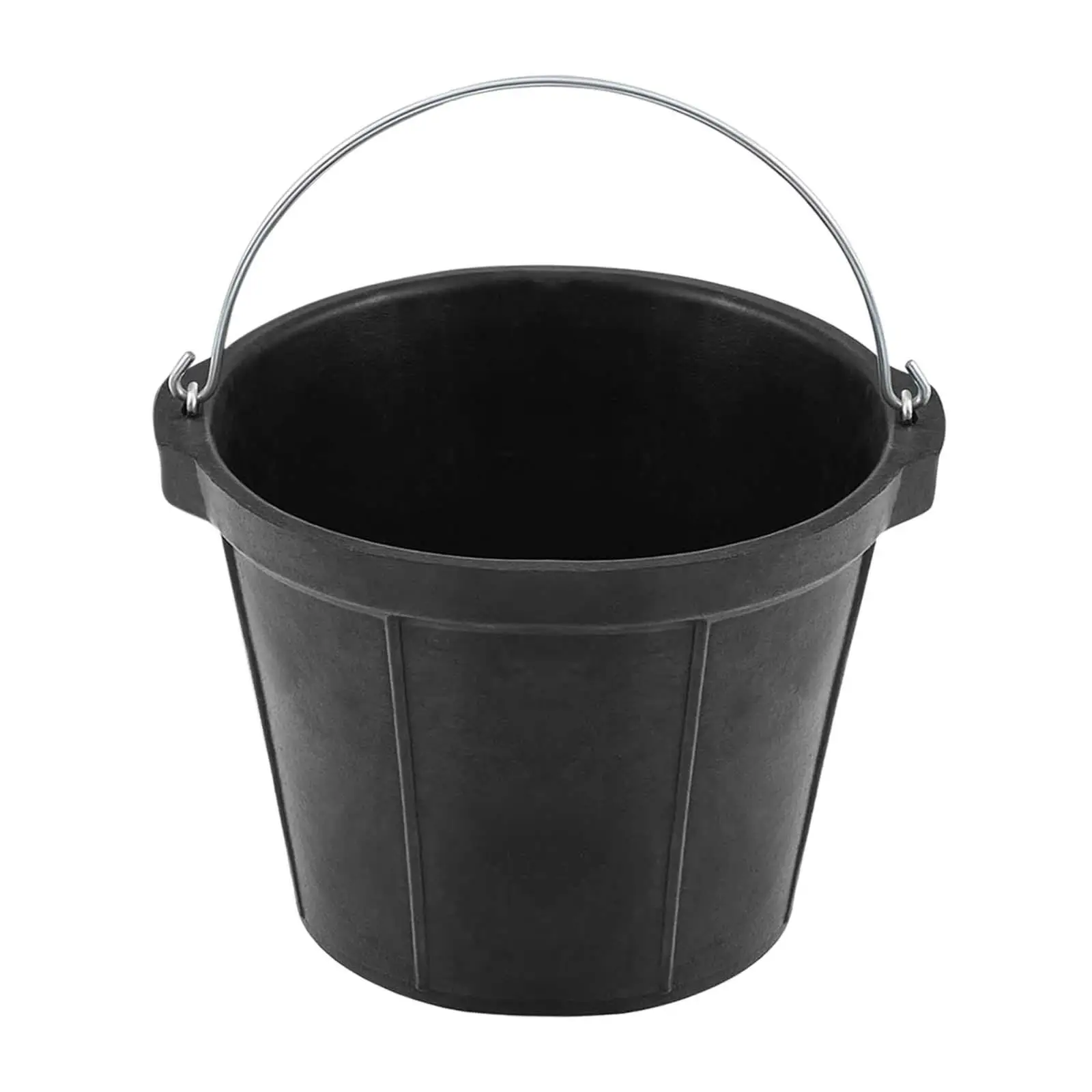 Rubber Feeder Bucket 8L Versatile Utility Horse feed Pan Horse Feeder Horse feed Bucket for Animal Feeding Goats Pig Chicken