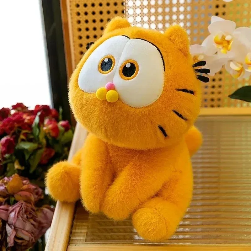 25CM Garfield Stuffed Plush Doll Kawaii Plushie Toy Cartoon Anime Cat Plush Decoration Gift 4