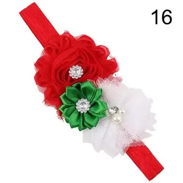 Yundfly 1PCS Vintage Newborn Shabby Flower Headband Elastic Chiffon Floral Hairband Kids Girls Hair Accessories Photo Props