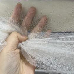 Sparkling Blue and Red Sequin Tulle Veil with Silver Accents and Pommel Skirt - 5M (Ivory gold glitter)