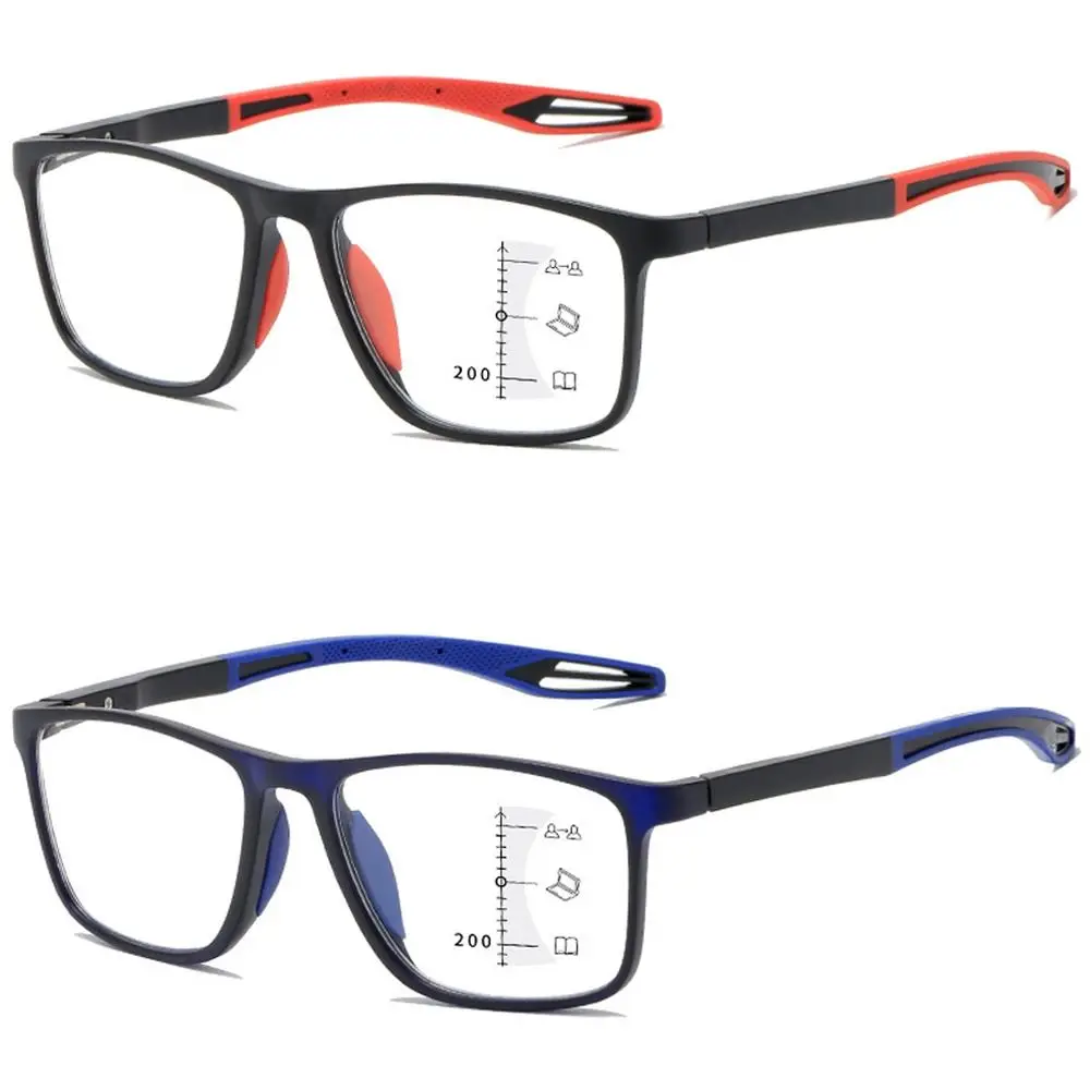 TR90 Anti-blue Light Multifocal Reading Glasses for Men Women