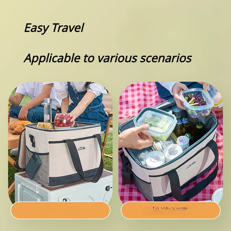 Storage Bag Lunch Bag Lunch Cooler Bag Cooler Bag 30L Picnic Waterproof Thermal For Outdoors