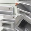 1pc, Door Mounted Storage Rack, Wall Mounted Fabric Storage Room Storage Space Suitable For Storage In Cabinets, Bathrooms 6