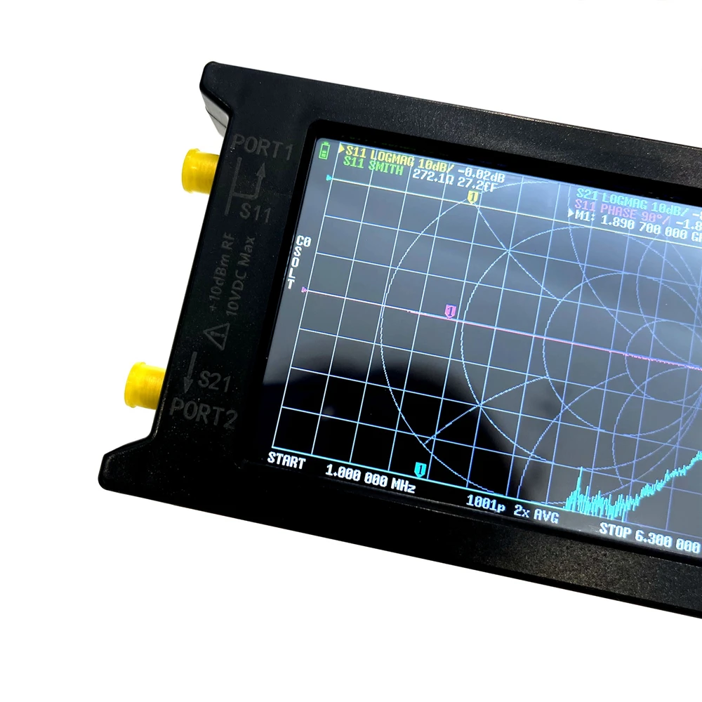 HamGeek LiteVNA-64 50KHz-6,3GHz Vektor-Netzwerkanalysator VNA-Antennenanalysator mit 3,95-Zoll-Bildschirm für MF HF VHF – Detail 4