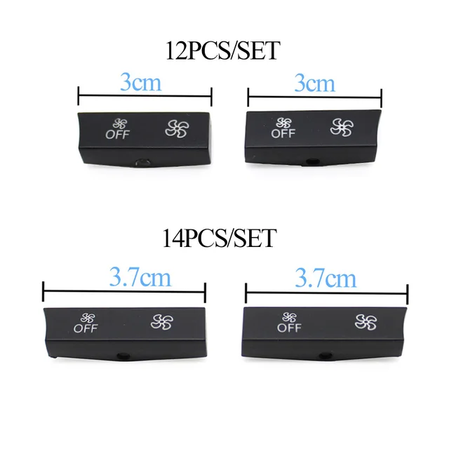 Kit Tappi Pulsanti Climatizzatore Per BMW F01 F10 F11 F07 - Ricambio Interni Per Controllo A/C - Foto 2