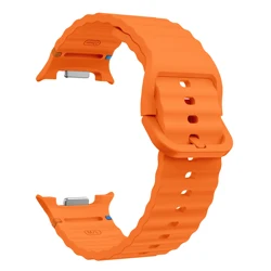 Sport Strap Band for Galaxy Watch 8 - Elegant Bracelet Design (Orange)