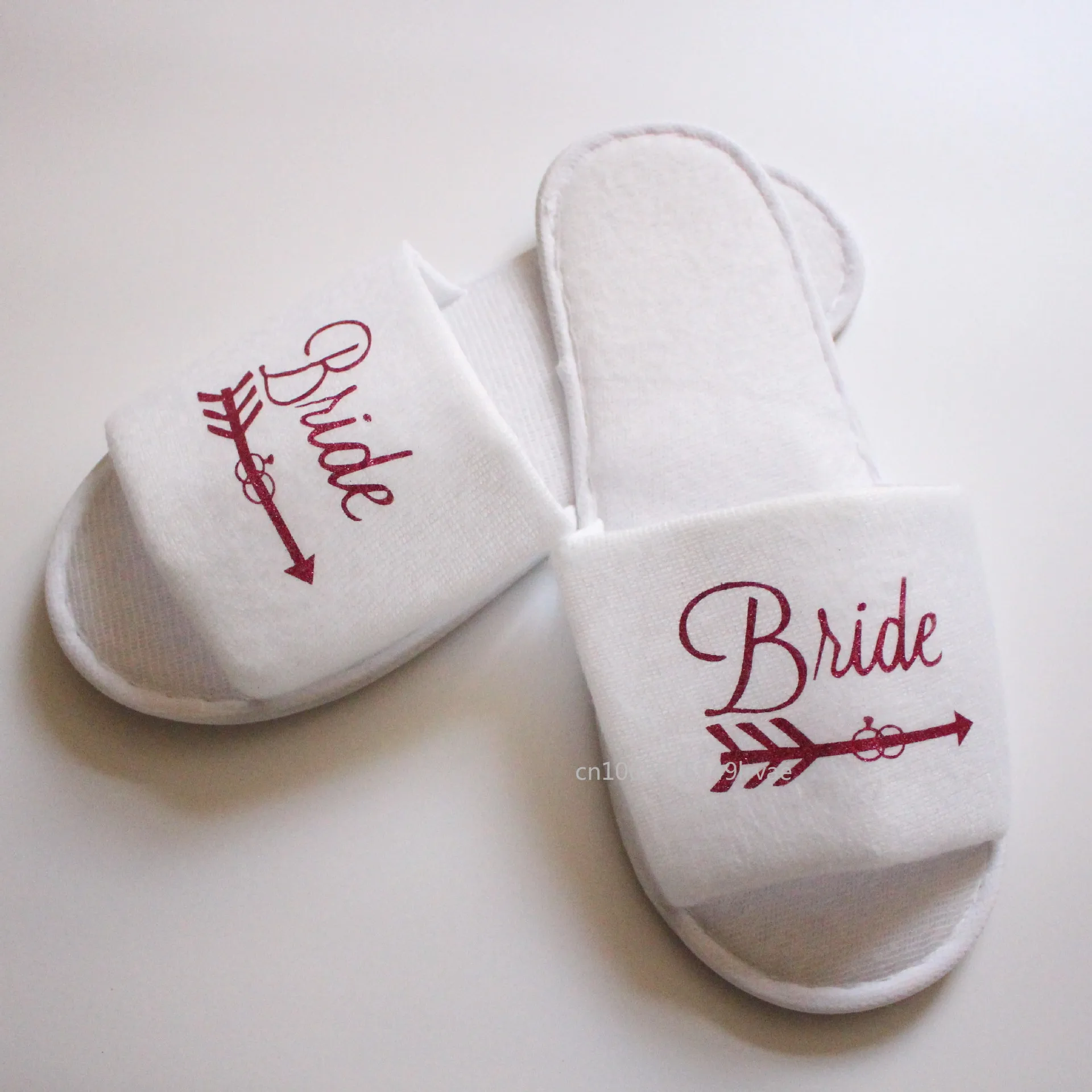Bride To Be Slippers Team Bride Shower Wedding Decoration Bridesmaid Hen Party Soft Slippers Ladies Bachelorette Party Supplies