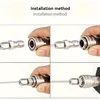 High Pressure Cleaning Needle Nozzle, 1/4" Quick Connect, Slim Design for Deep Cleaning AC & Car Washer Tanks 6