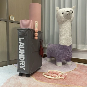 원단 접이식 요가 매트 보관함, 스포츠 장비, 가정용 더러운 옷 바구니, 옥스포드 천 보관 바구니, 도매