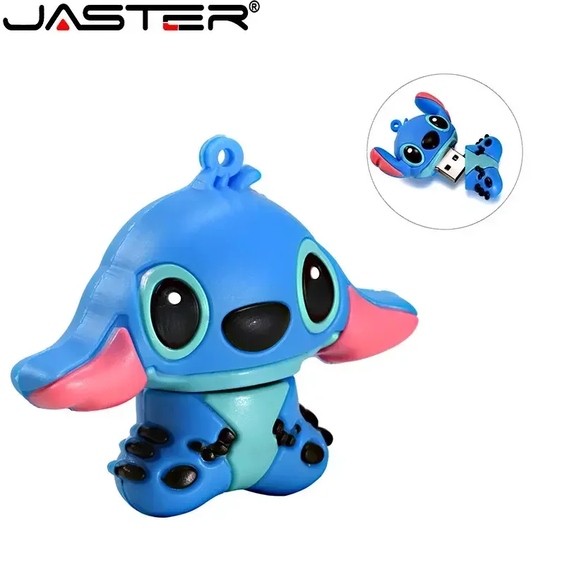 Jaster Usb Flash Drives Cartoon Multi Estilo Boneca Bonito 64gb Azul 32gb Rosa Presente Chaveiro 16gb Pen Drive Presente Criativo Férias - Imagem 2