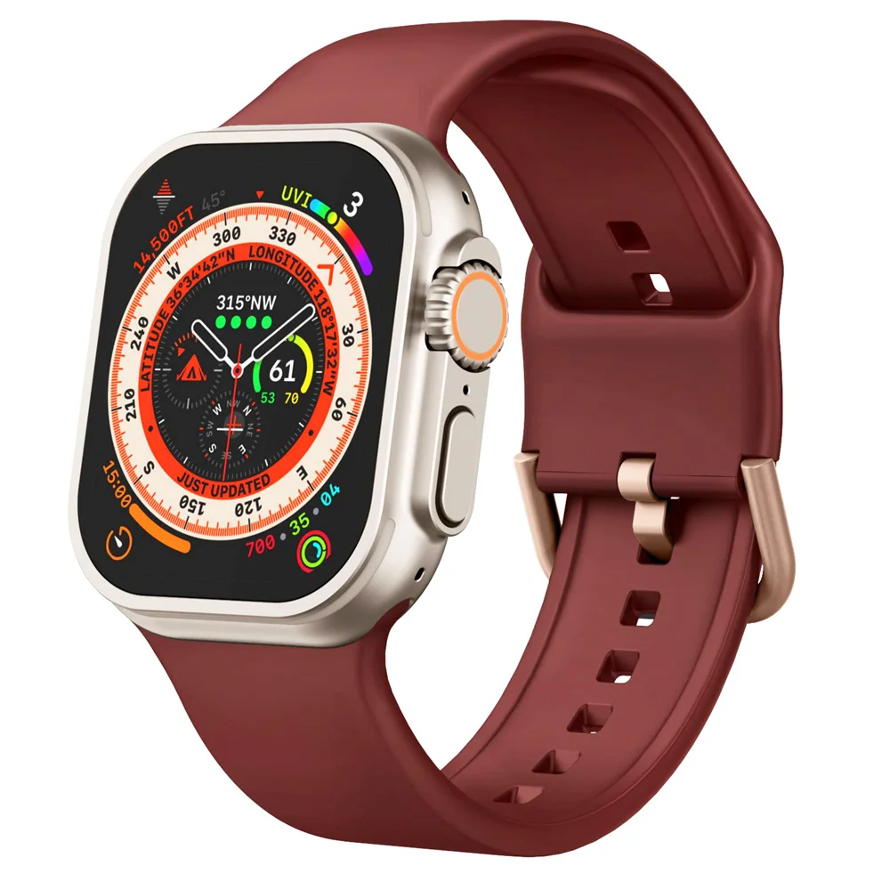 ตัวเลือกสินค้า สายซิลิโคนสปอร์ตสำหรับ Apple Watch หลายขนาด