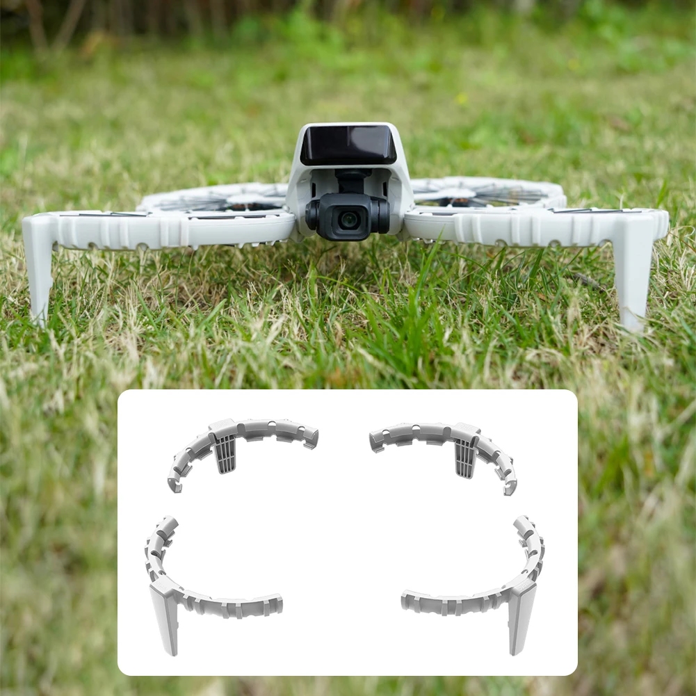 Accessories Kit For DJI Flip Propeller Guard Cover Lens Cap Foldable Extension Support Legs Holder For DJI Flip Drone Accessory