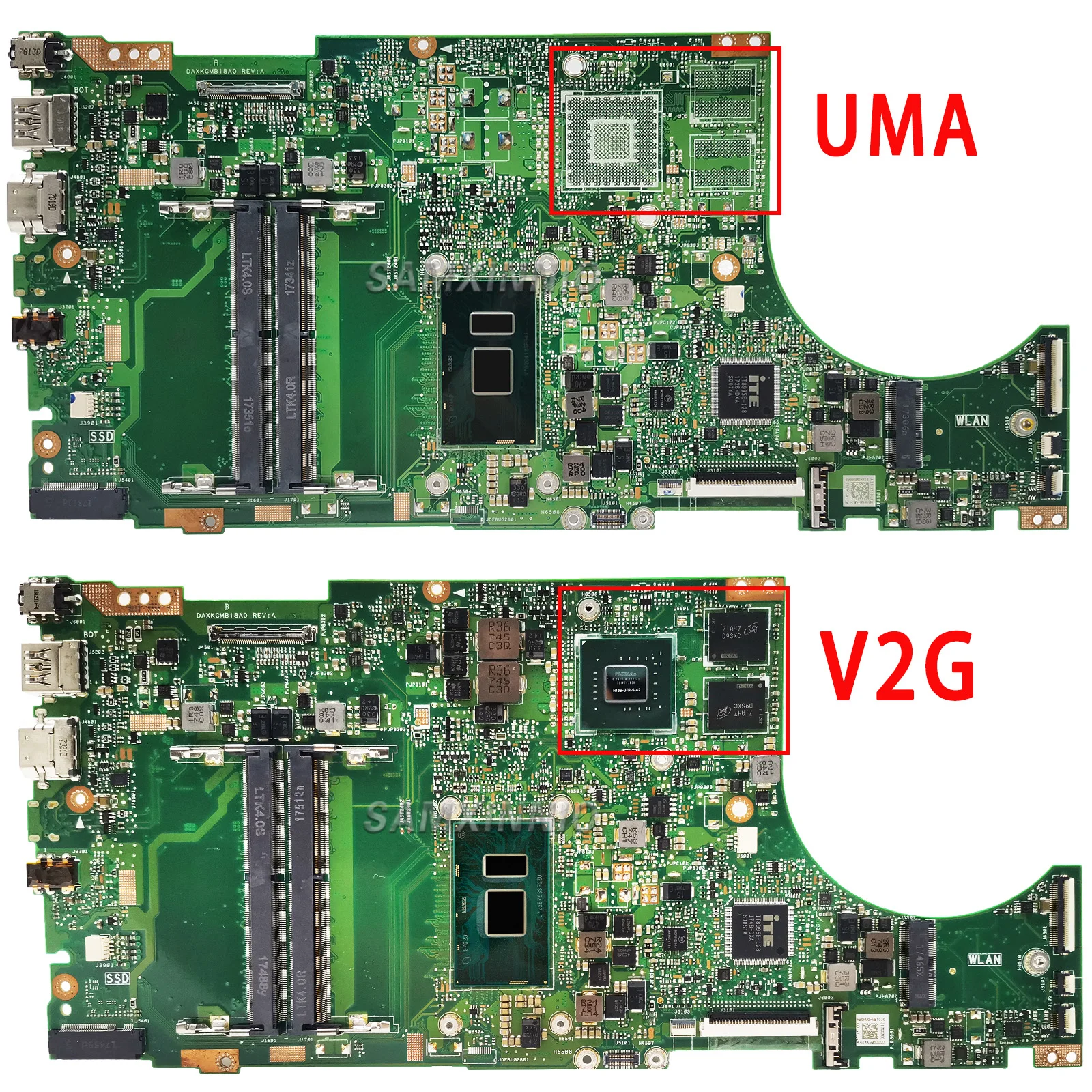 Placa-mãe do Portátil para Asus X510un X510uq X510u S510u S510un 100 Teste ok I78 Geração Cpu X510ua - Imagem 2