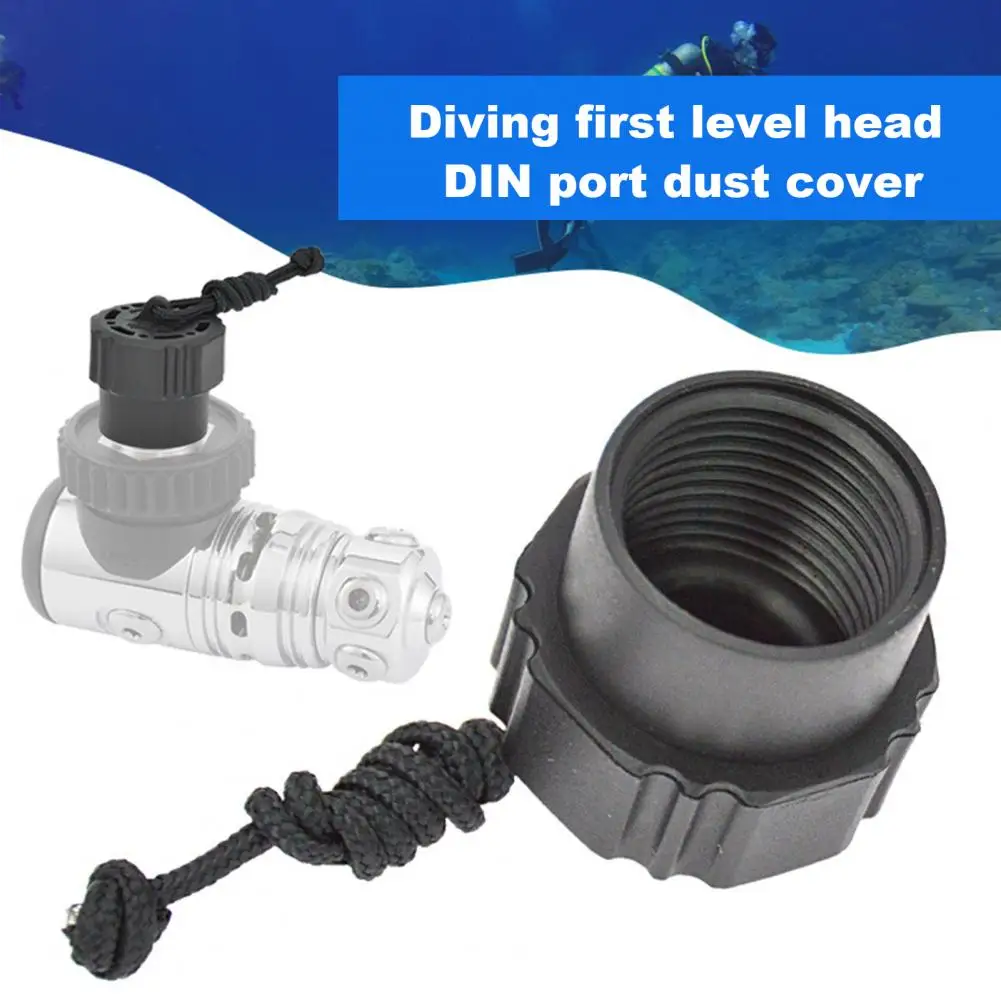 

Dust Cover Threaded Interface Diving Gear Protector Durable Threaded Din Tanks Valves Dust Plug Protector For Dive For Equipment
