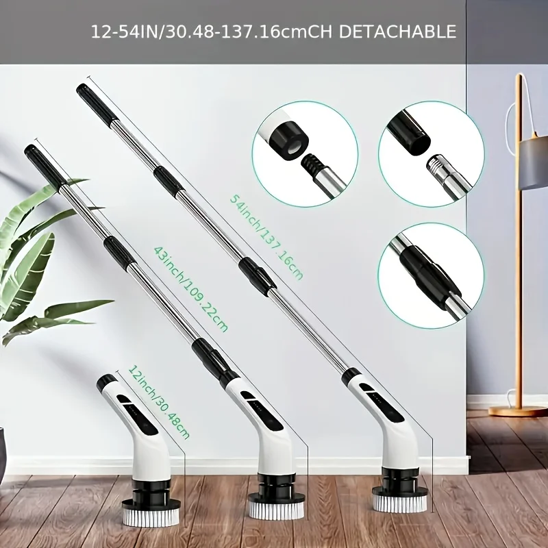 9-in-1 Cordless Electric Spin Scrubber