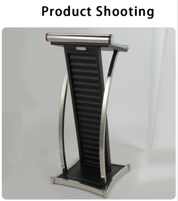 Description Picture 6 of itemHigh Quality Office Podium Reception Counter Rostrum Speech Desk Lecture Table