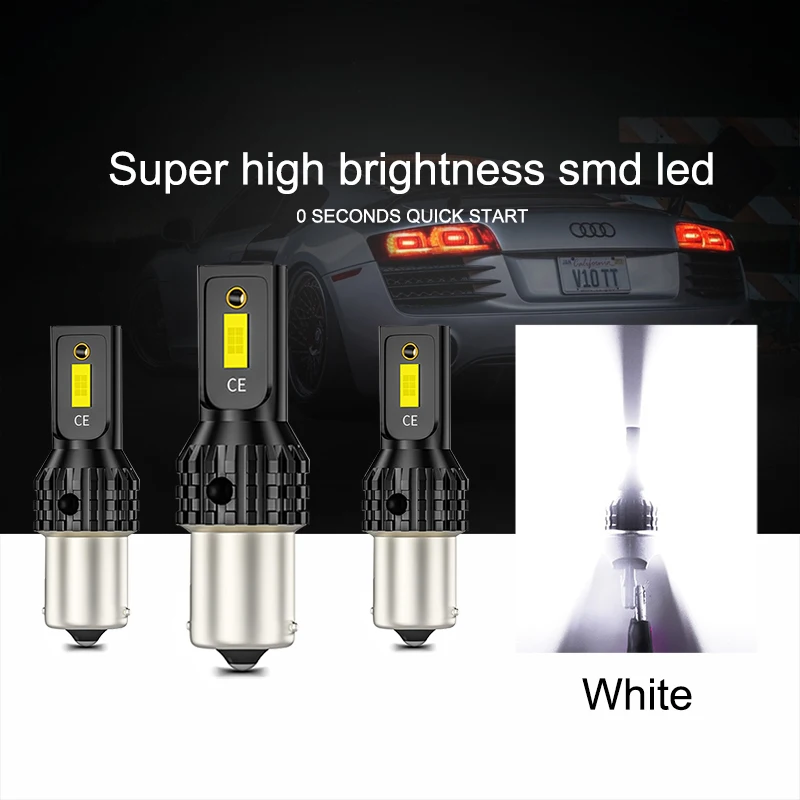 Nlpearl 2x1156 BA15S P21W LED 1157 T15 W16W T20 T25 Canbus 1200LM 7440 3156 3157 ڵ ȸ ȣ 극ũ 