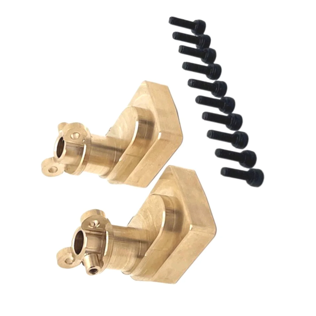 BAAU RC Car Upgrade Brass Rear Axle Cup Kit for 1/12 H12Y H12Y+ RC Car Toy Parts