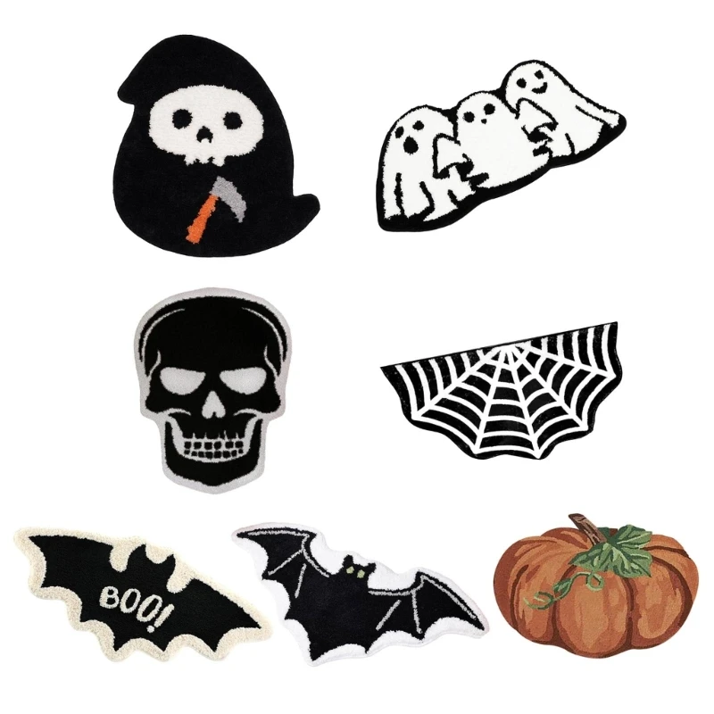 

Soft and Durable Halloween Door Mat Doormat for Hardwood Floor Decorations D0LD