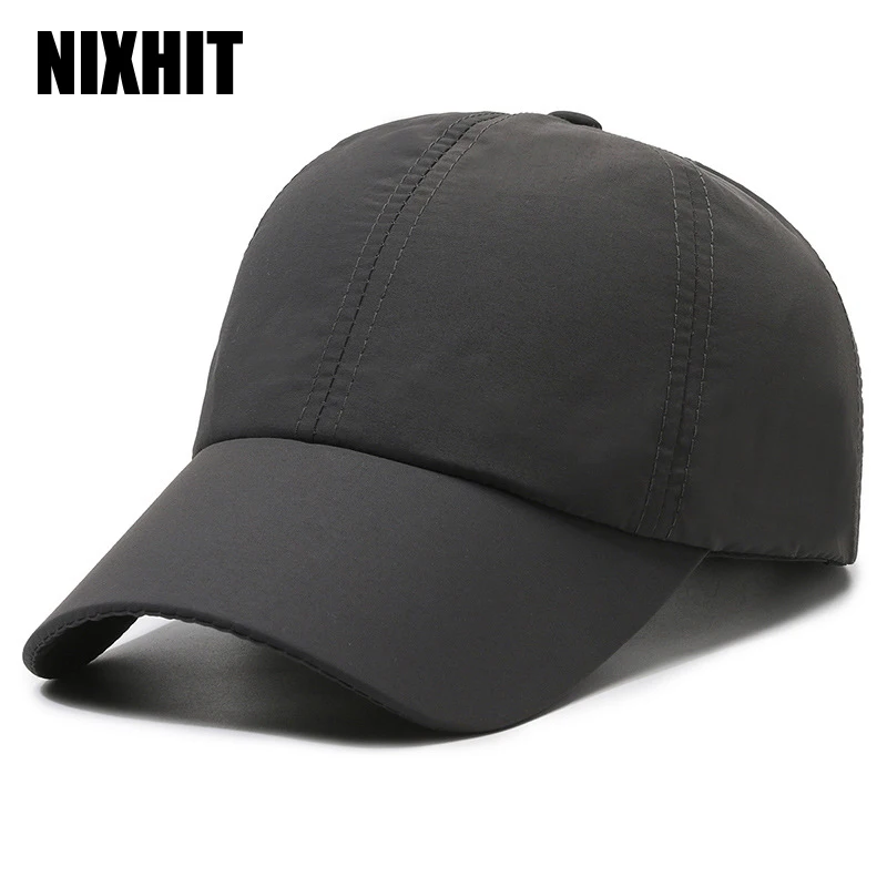 

NIXHIT Summer Men's Cap Quick Drying Thin Breathable Baseball Cap For Men Women Outdoor Sports Hiking Fishing Run Hats A419
