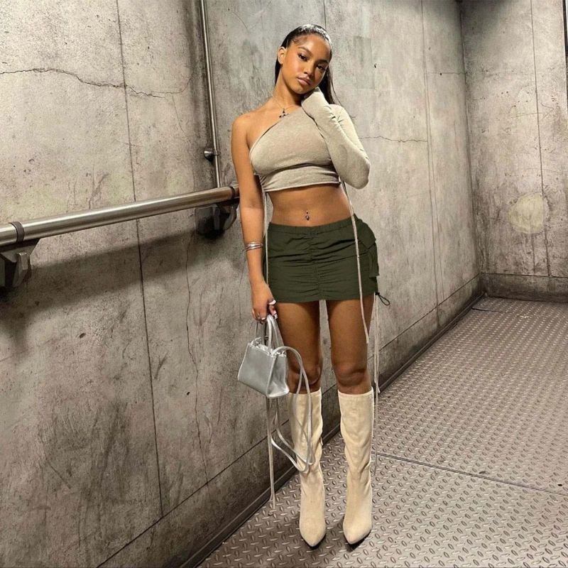 Рисунок 4 - Мини-юбка с завышенной талией на шнурке