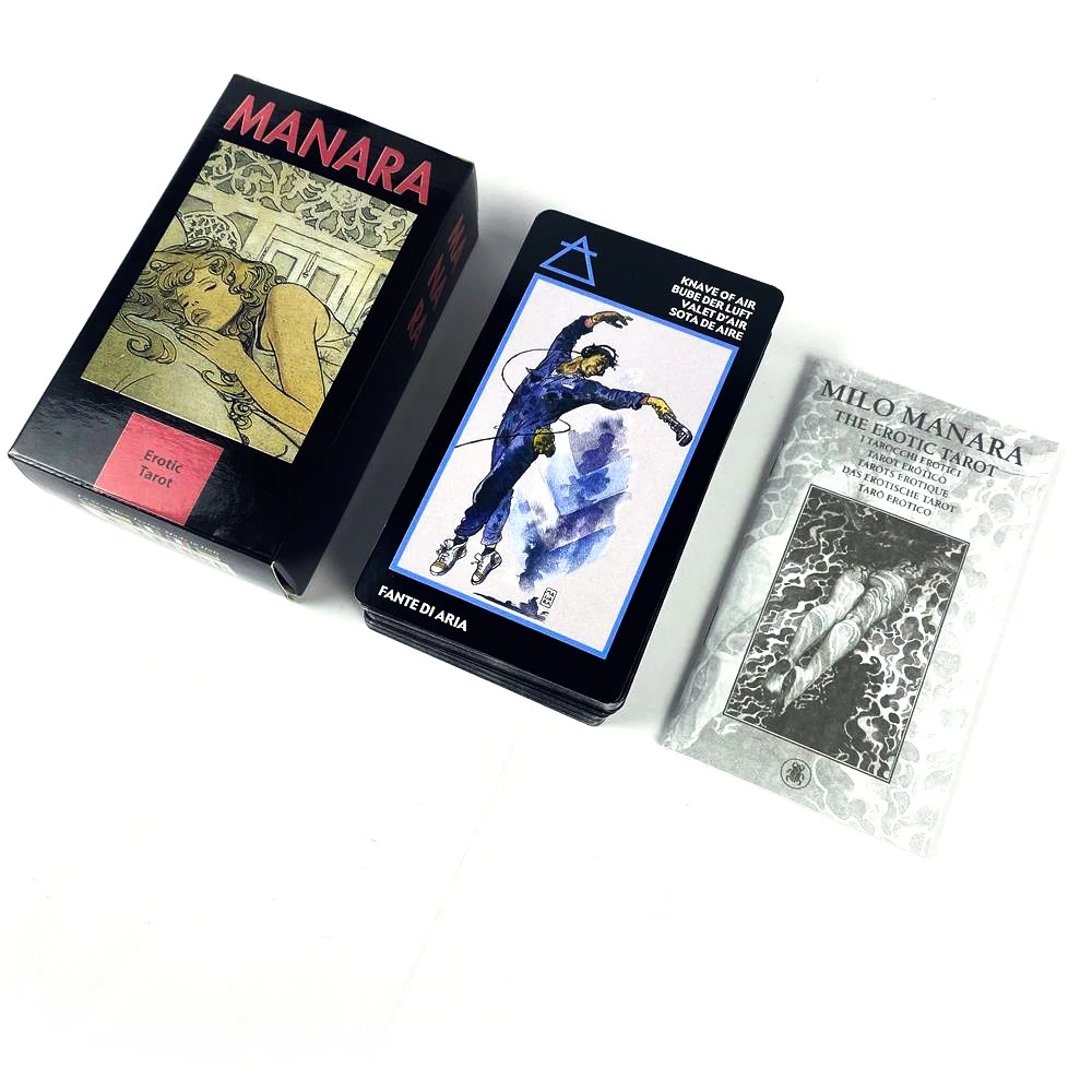 12 X 7 Manara Tarot Sexy Cards Deck With Paper Guidebook Oracle Guide Book  Games Fate Oracle High Quality Big Size Cards 18 Sex| | - AliExpress