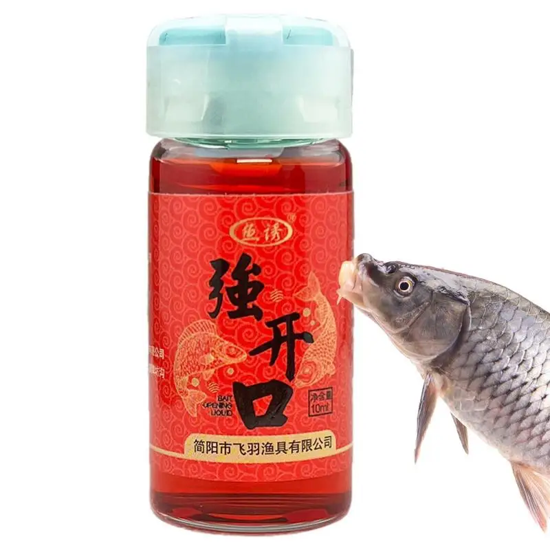 Additif liquide attractant 10ml pour appâts - Huile scent poisson pour pêche mer et eau douce