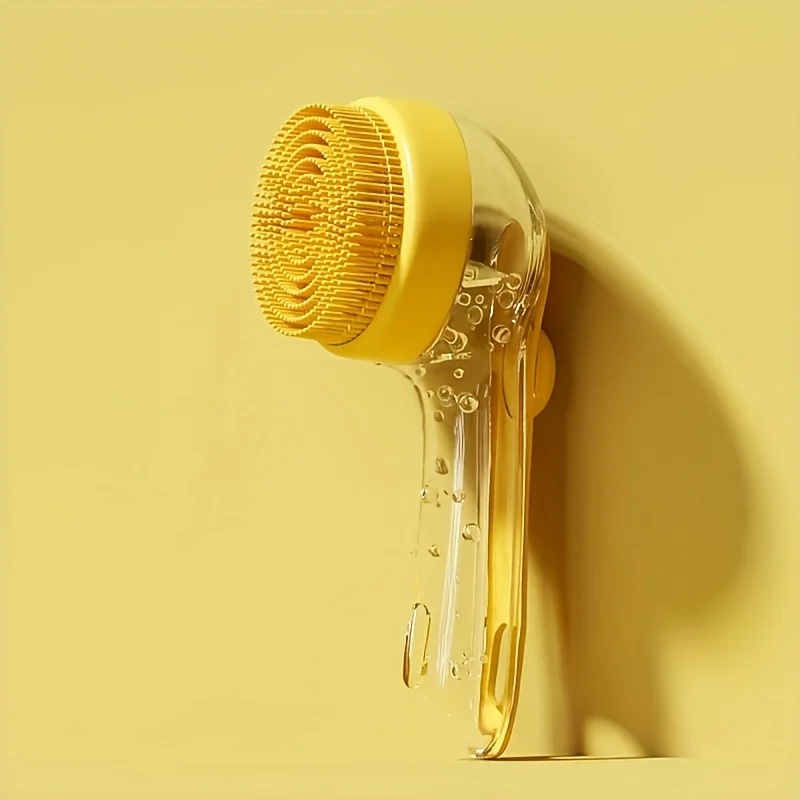 1pc Pet Bath Brush for Small Dogs & Cats: Specialized Dog Washing Tool, Massage Scrub Brush - Pet Bathing Essential for