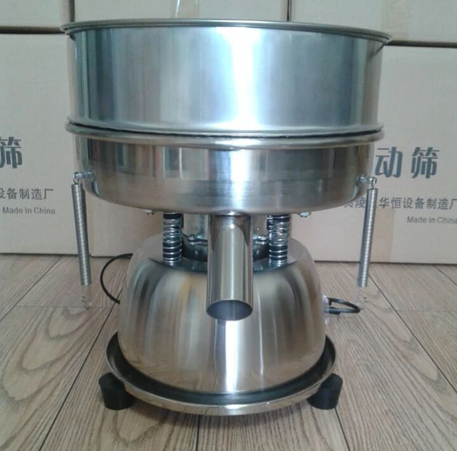 Food Processing Vibrating Flour Sifter Electric Sieve Shaker Machine  Automatic