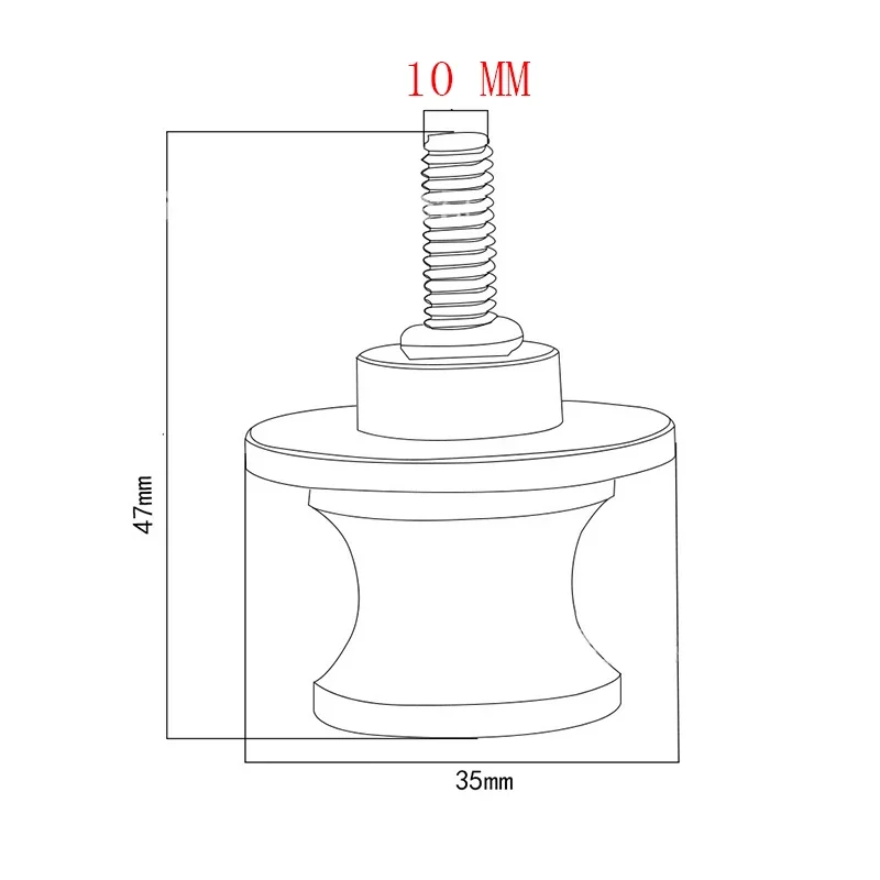 Universal Motorcycle M10 Swingarm Spools Slider Stand for Adventure and Supermoto