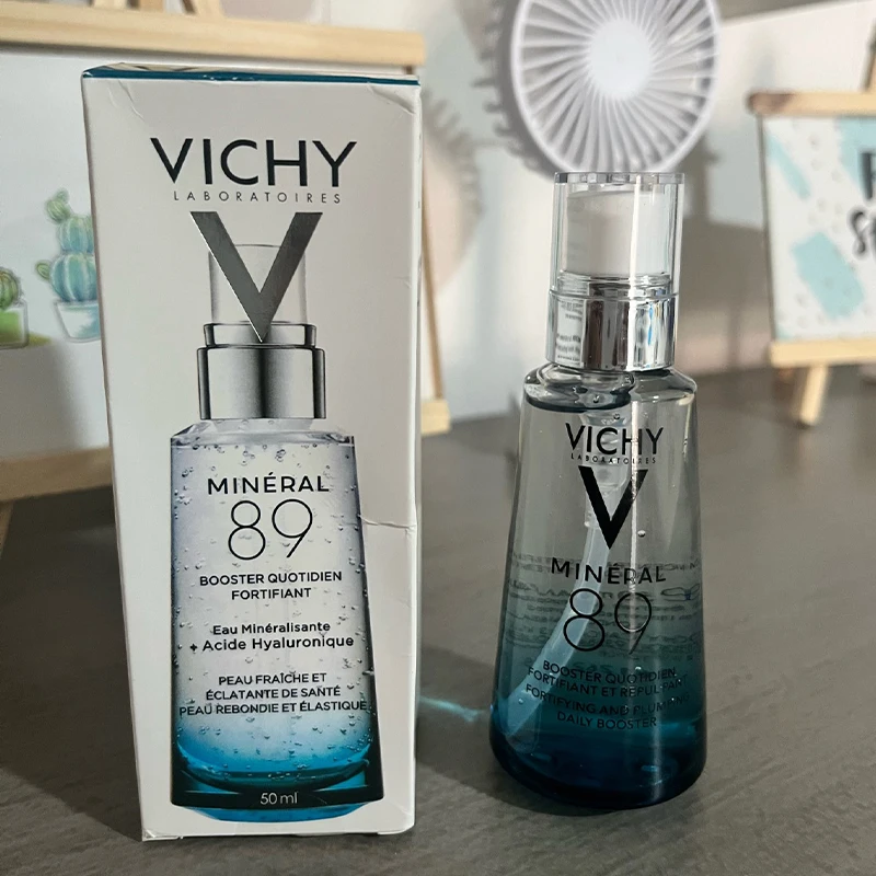 

Vichy Mineral 89 Pure Hyaluronic Acid Facial Essence Daily Booster Moisturizing Serum Suitable For Sensitive And Dry Skin 50ml